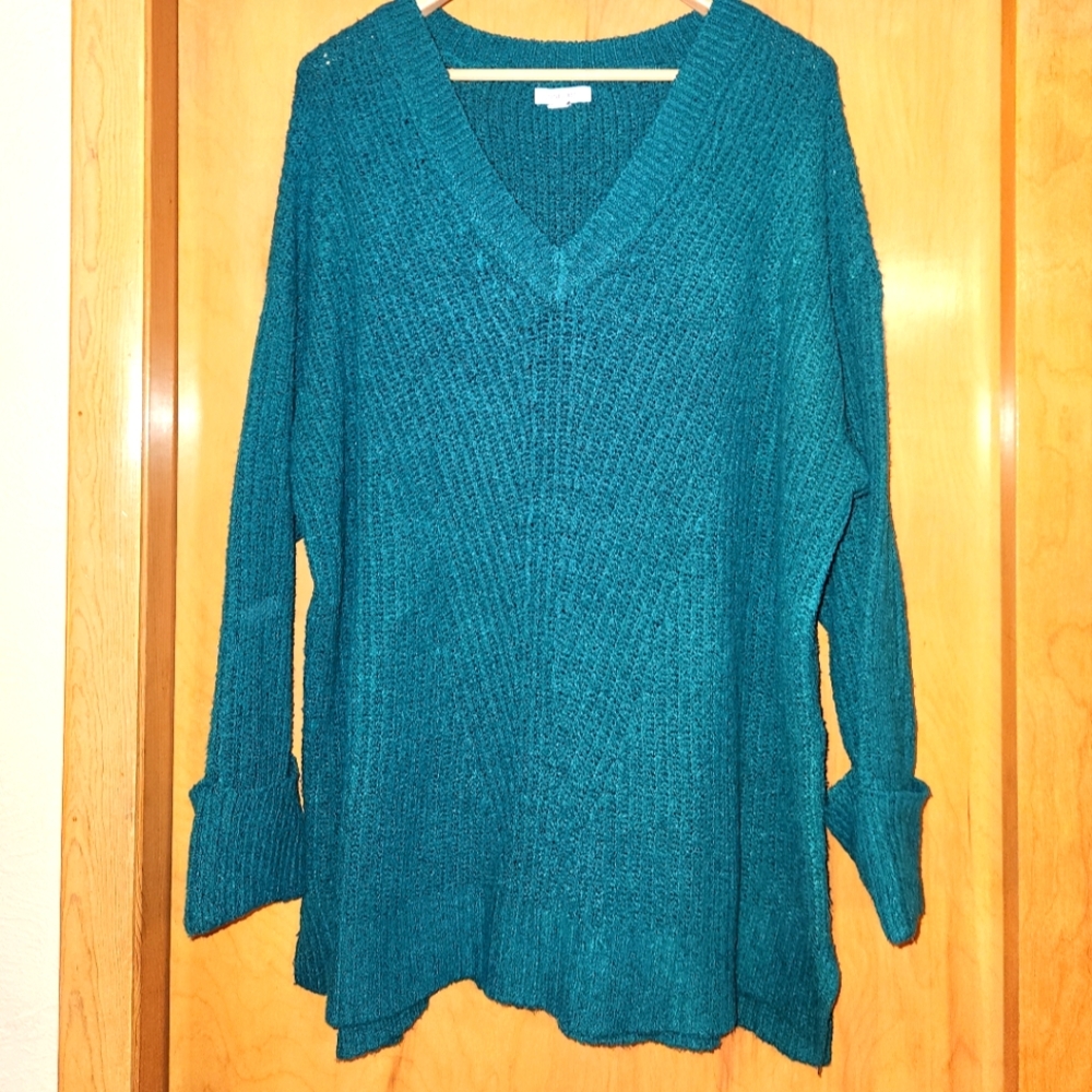 Nine West Chenille Tunic Sweater 2x